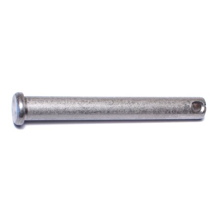 MIDWEST FASTENER 3/8" x 3" x 5/32" 18-8 Stainless Steel Single Hole Clevis Pins 2PK 75824